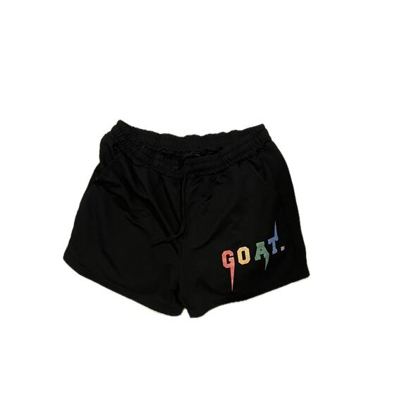 Manfinity GOAT Greatest of All Time Black Shorts Mens M - Picture 1 of 3